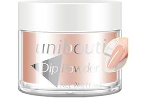 Upgrade Unibouti Nude Nail Dip Powder Color, 1oz/28g, Pro Salon Dipping French Nail Refills or DIY at Home