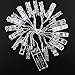 Clips String Lights, Window Curtain Wall 20 LED String Lights for Hanging Artwork Photos Memos and Paintings, for Bedroom, Dorm, Home Décor