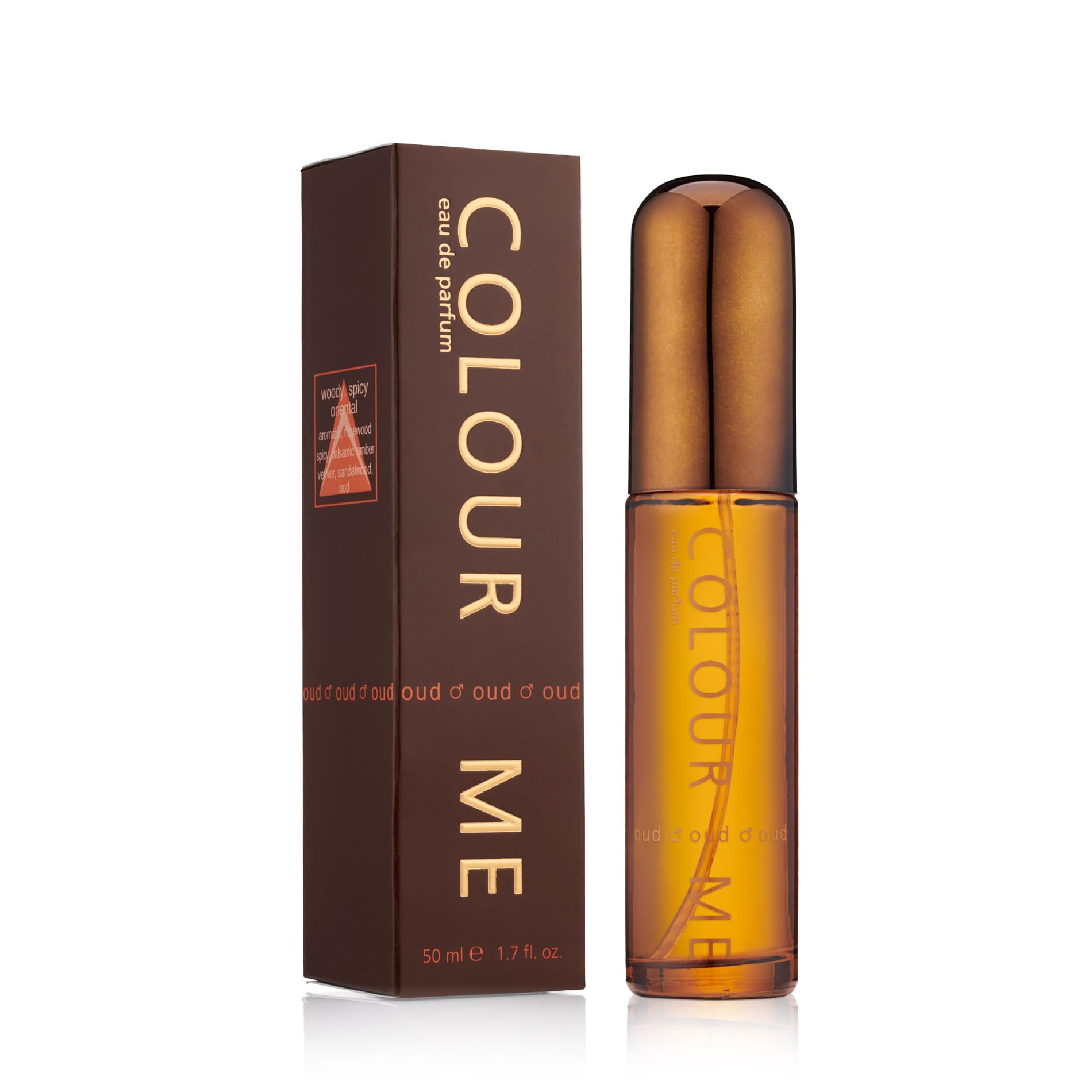 COLOUR ME Oud Perfume for Men. 50ml Eau de Parfums, Luxury Fragrance - Mens Aftershave, Long Lasting Fragrance for Men by Milton-Lloyd