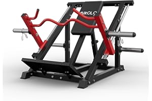 Mikolo Linear Row Machine, Rowing Machine for Home with Plate-Loaded Smith Row, Linear Bearing Back Workout Equipment for Home Gym