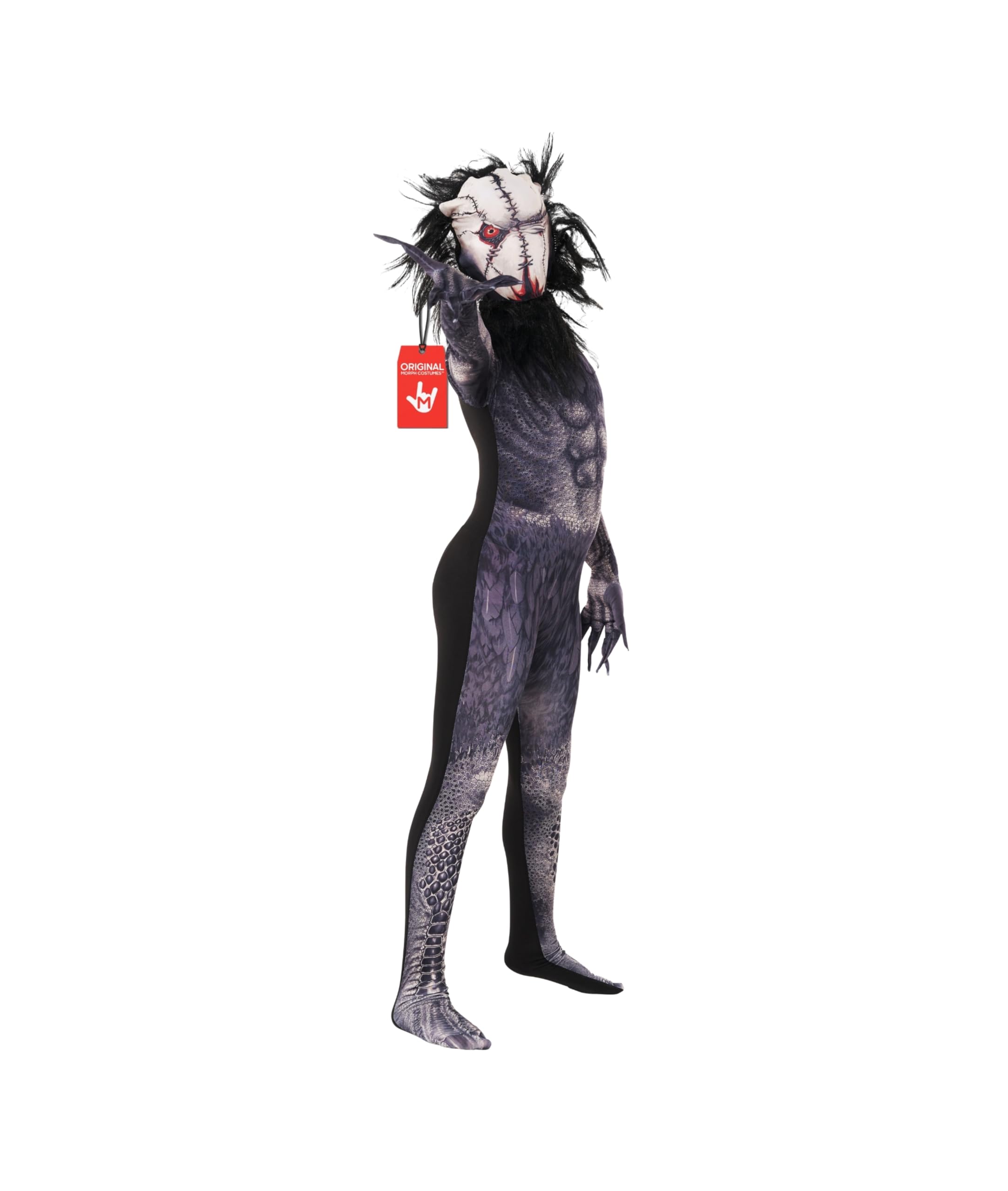 Morphsuits Seedeater Black Morph Suit for Kids - Scary Halloween Costume - Kids Black for Dress Up, Small