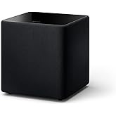 KEF Kube 10 MIE Subwoofer - 10 Inch Powered Home Subwoofer for Home Theater with DSP &amp; App Control