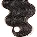VRHOT 10 inch 3 Part Lace Closure Body Wave 4x4 Brazilian Virgin Human Hair 100% Unprocessed Three Part Lace Closure Natural Color 10'' for Black Women