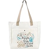 BDPWSS Fairy Tales Tote Bag Magical Kingdom Gift A Dream Is a Wish Your Heart Makes Fairy Princess Vacation Trip Gift