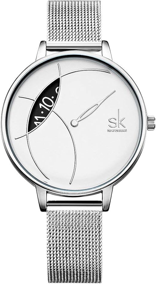 watch with mesh band