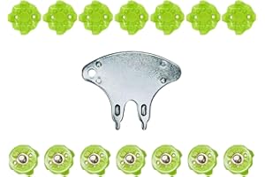 14 PCS Golf Shoe Spikes Screw in TPU Lightweight Anti Skid, Golf Shoe Cleats with 1 Silvery Golf Cleats Spanner Meta