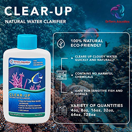 DrTim's Aquatics Saltwater ClearUP Natural Water Clarifier for Fish