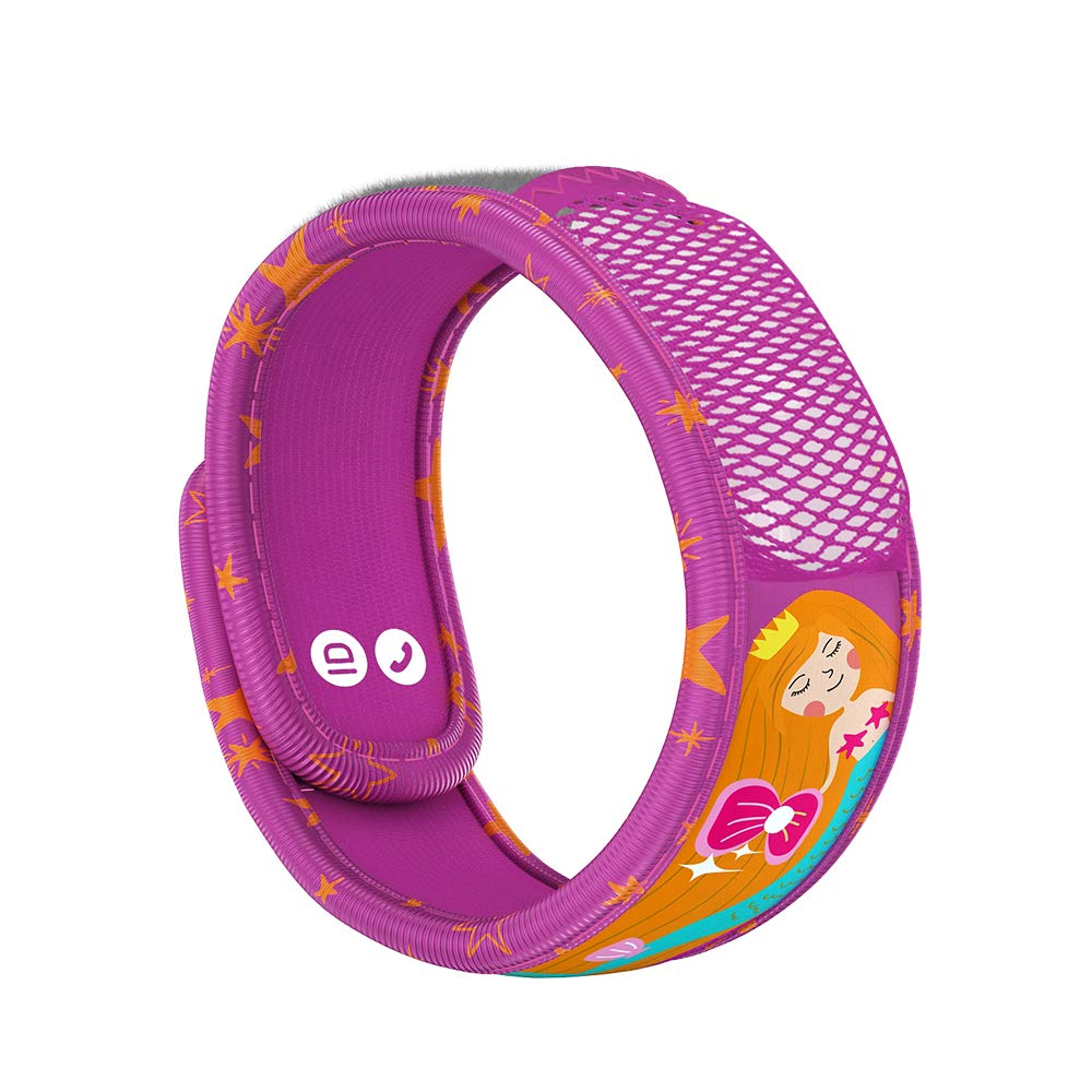 Para'Kito Essential oil diffusion Mosquito wristband bracelet for kids (Mermaid)