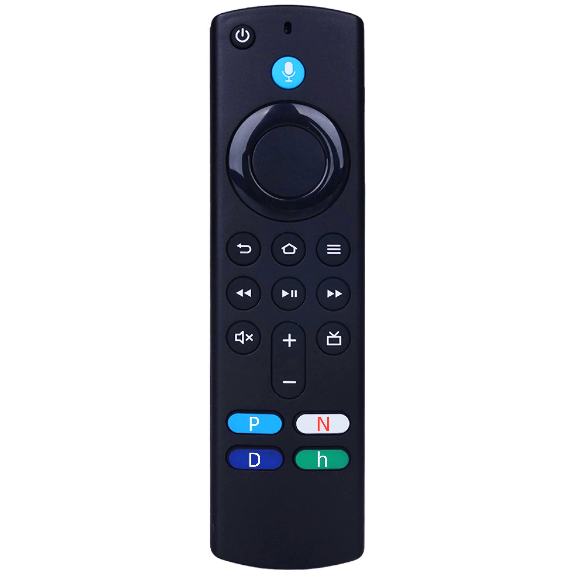Photo 1 of INTECHING 3rd Gen. Voice Remote Control for Fire-Cube, Echo-Show 15, TV Stick 4K, Stick 4K Max, Stick HD and Panasonic Fire-Smart TVs, Compatible with Alexa