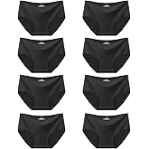 Little bety Teen Girls Tagless No Show Panties Seamless Underwear for Teens Pack of 8 Fit For Size 7-16Years Multipack