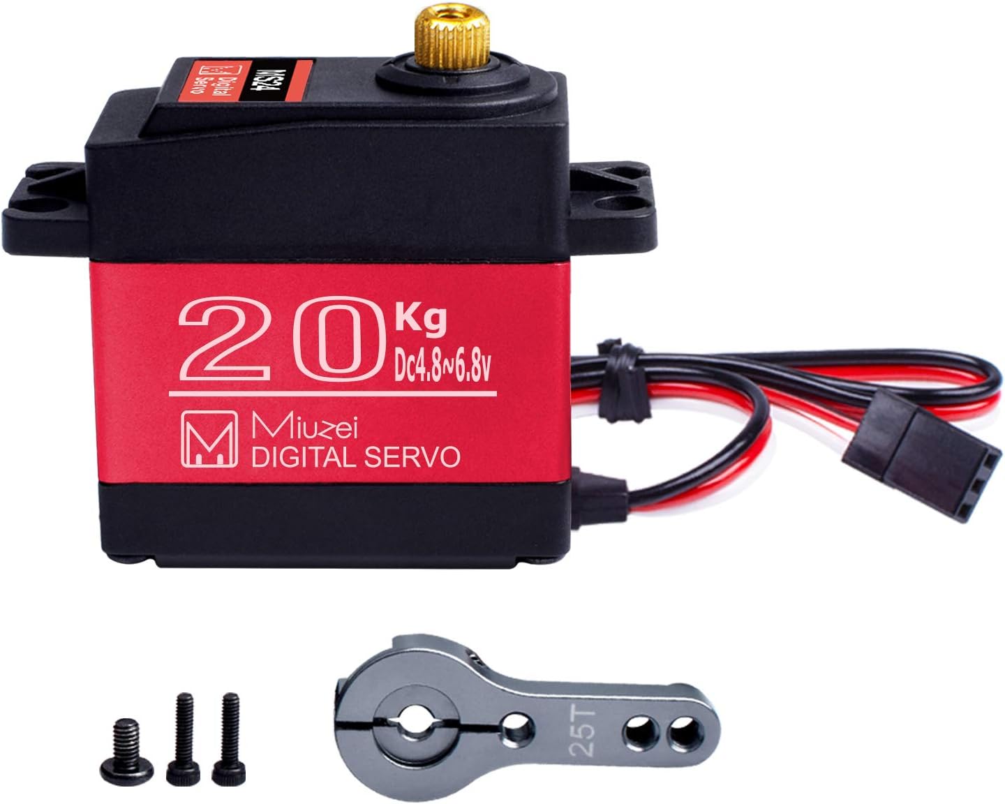 Miuzei 20KG Digital Servo, DS3218MG RC 