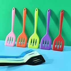 HOIRIX 2Pack Small Silicone Turner High Heat