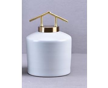 Amazon Com Ktyxde Vestibular Decorative Cabinet White Ceramic Pot