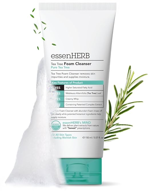 herborist tea tree facial foam