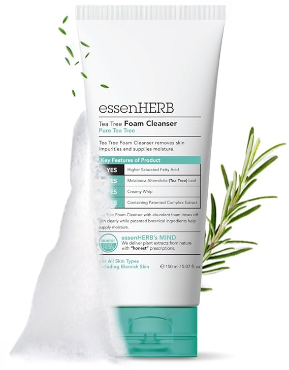 tea tree foaming cleanser