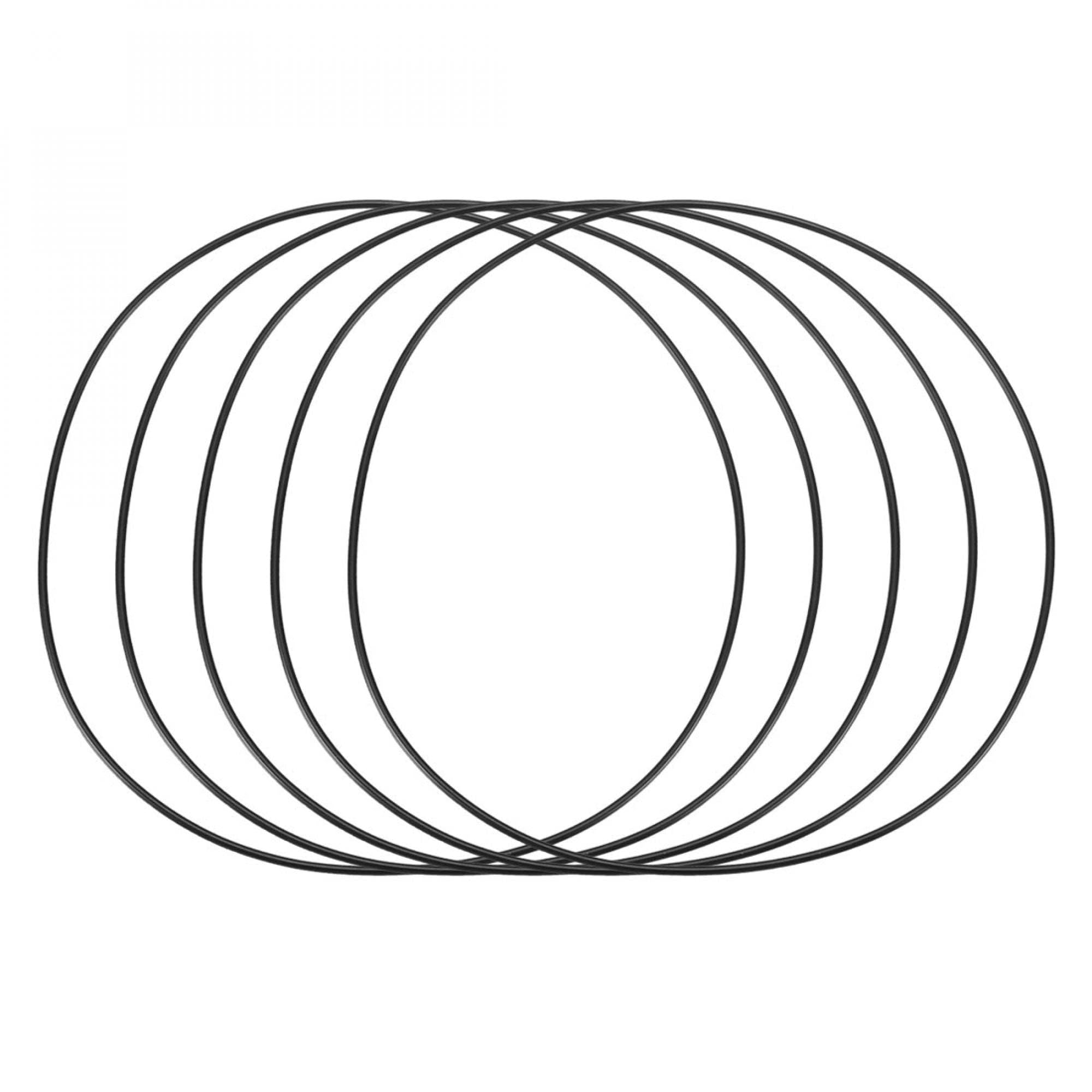 TA-VIGOR 5Pcs Nitrile Rubber O-Rings, 140mm OD 136mm ID 2mm Width Rubber Washers Spacer O-Rings Gasket kit, Metric Sealing Gasket for Hose, Faucet, Automotive, Plumbing