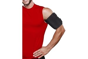 ARMSTRONG AMERICA Bicep Tendonitis Brace, Bicep Band & Upper Arm Compression Sleeve I Triceps & Biceps Muscle Support For Upper Arm Tendonitis Pain Relief Or Bicep Strains (LARGE 10" to 16")