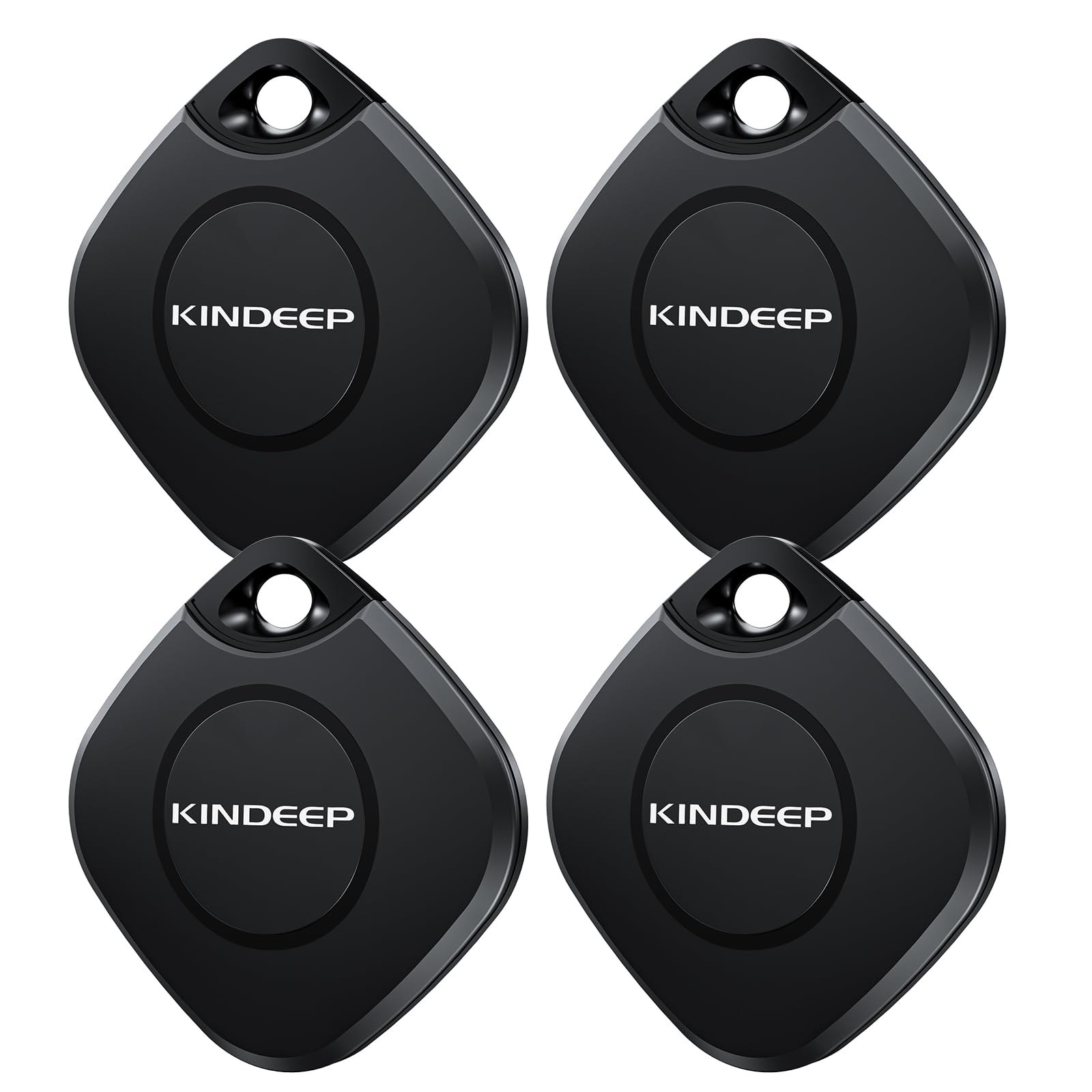 Photo 1 of Air Tracker Tag-4 Pack: Smart Bluetooth Tracker Item Finder Work with Apple Find My (iOS only), Luggage Tracker for Kids Keys Wallet Bags Pets, Locator Tracking Device for Home Outdoor Travel Hiking