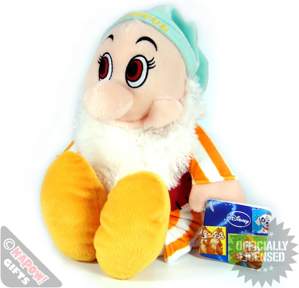 BASHFUL - Snow White and Seven Dwarfs LARGE Soft Plush Toys - Disney Class Film Kids Gift