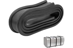JERBOR 2 inches Fuel Tank Strap Isolator, 6 feet, Fits for peterbilt for semi trucks, Rubber Seal for Fuel Tank Strap Isolator