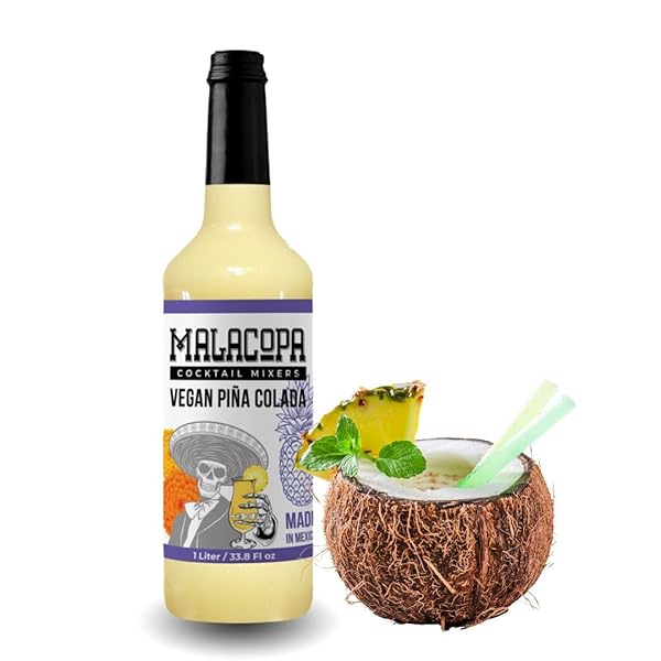 MALACOPA MIXERS VEGAN PIÑA COLADA COCKTAIL MIXERS 1...