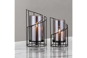 ANSHENYA Candle Holder Centerpiece Hurricane Candlestick Holder Metal for Wedding Dinning Party Metal Wire Holder Perfect Dinners Parties Special Events Tea Light Candleholders Home Decor Table Decorations