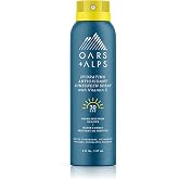 Oars + Alps SPF 30 Body Sunscreen Spray, Clear + Lightweight, 1pk, 6oz | No White Cast, Sunscreen for Men, Non Greasy, Hydrating, Water + Sweat Resistant, HI Reef Act 104 Compliant, Summer Splash