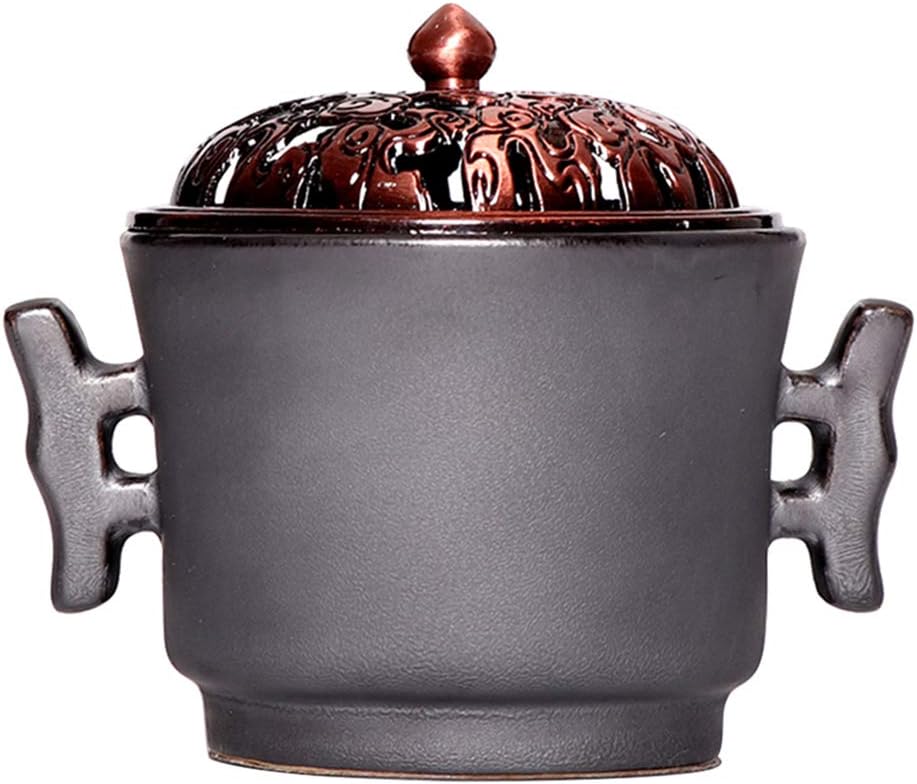 SYTH Celadon Electronic Incense Burner,Aroma Diffuser Censer Temperature-Adjustable,Household Indoor Plug-in Incense Burner,for Home Decor Yoga Bedroom