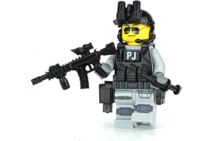 Battle Brick 1.6 Inches Tall US Air Force PJ Pararescue Commando Soldier Custom Minifigure | Accessories Made in The USA | Genuine Military Minifig | Great Gift for Ages 10+ to Adult AFOL