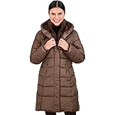 Jones NY Long Puffer Coat Women, Warm Long Coat Women Winter, Women's Coats