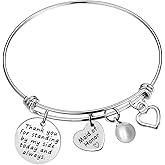 Bridesmaid Gifts Thank You for Standing by My Side Bangle Maid of Honor Adjustable Bracelet Wedding Gift for Best Friends Sister Thank You Gift Bridesmaids Gifts From Bride Bridesmaid Bracelets