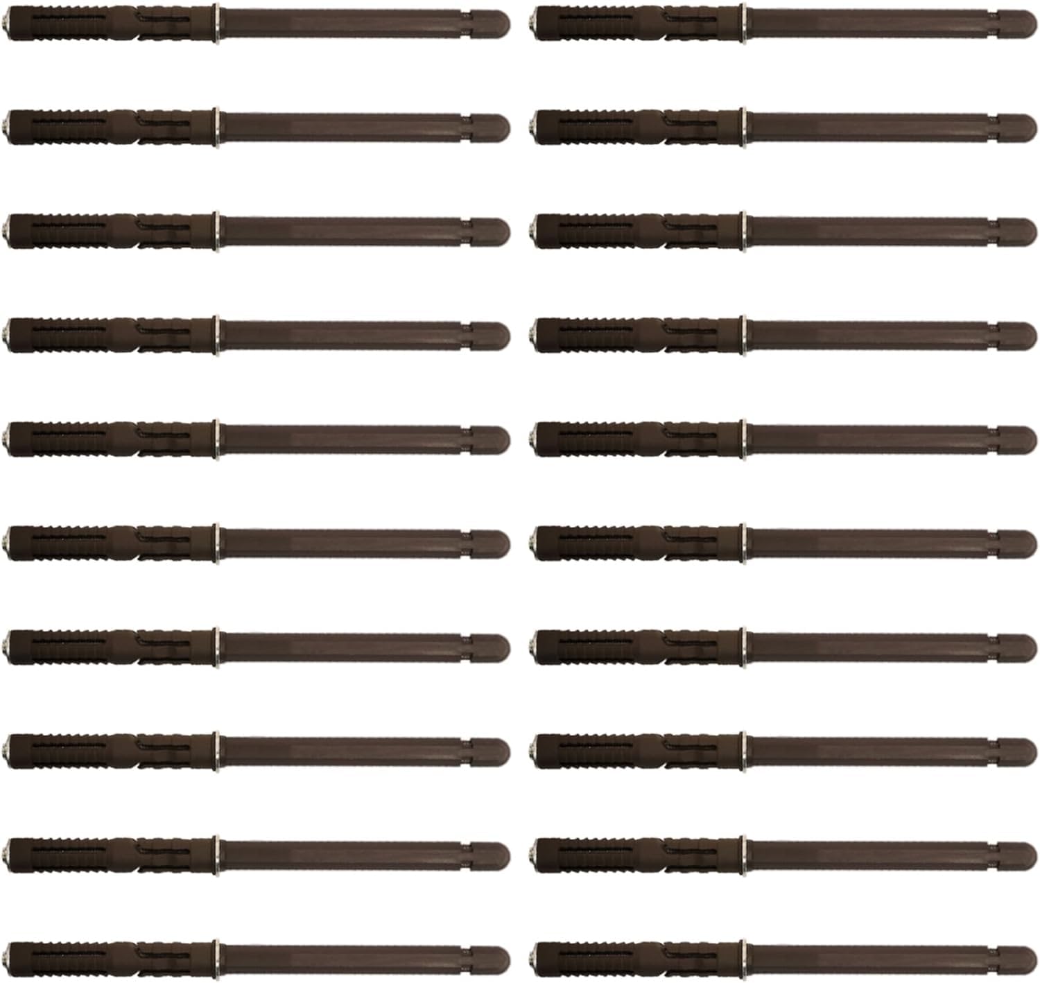 20Pcs Heavy Duty Concealed Shelf Bracket Invisible Hidden Masonry Blind Wall DIY Support Kit (12 X 120MM)