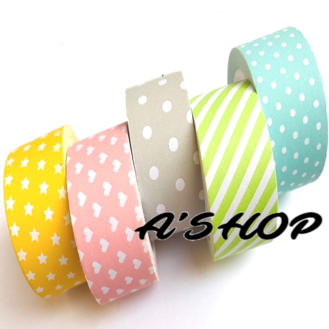 Adhesive Decorative Paper Tapes with different prints Art and