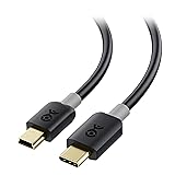 Cable Matters USB C to Mini USB Cable 3.3 ft, Mini USB to USB C Cable for Game Controller, Camera, GPS, Dash Cam in Black - 3