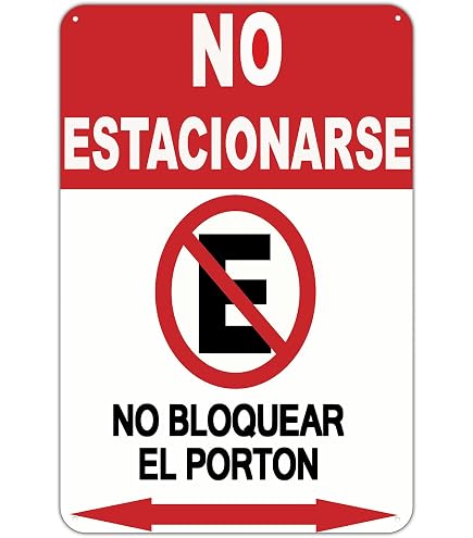 SmartSign "No Parking In Front Of Dumpster" Sign – 18x12 Inch Reflective Aluminum Metal Sign
