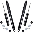 Detroit Axle - RWD Shock Absorbers for Chevy S10 Blazer GMC Jimmy Sonoma Isuzu Hombre, 4 Front and Rear Shock Absorbers Assembly Replacement