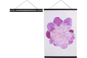 Aynoo Magnetic Poster Hanger Frame, 18x12 18x24 18x28 Picture Frame Hanger, 18 Inch Magnetic Hanger Frame,Black