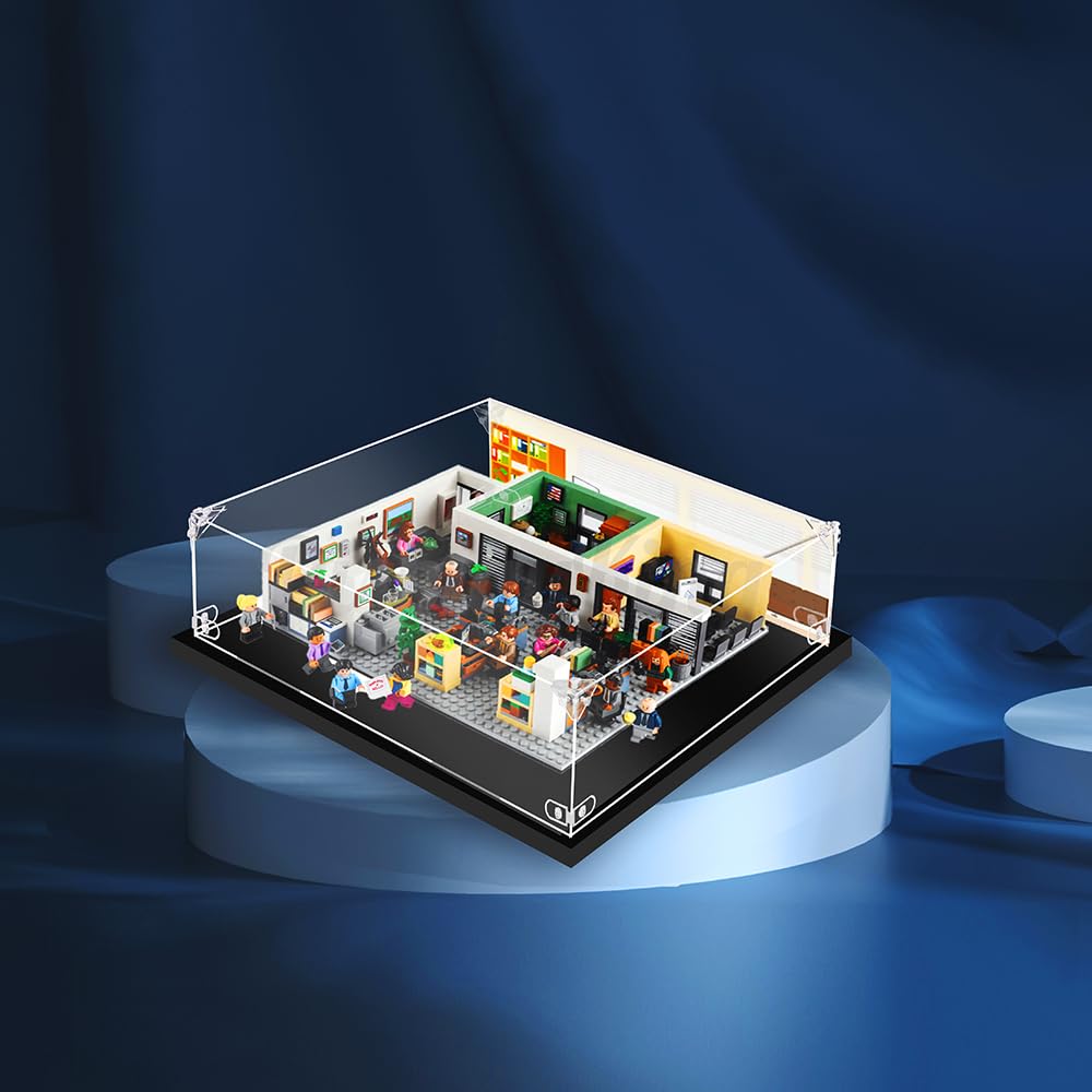 Acrylic Display case for Lego® The Office 21336 (Lego Set is not Included) (with Background)
