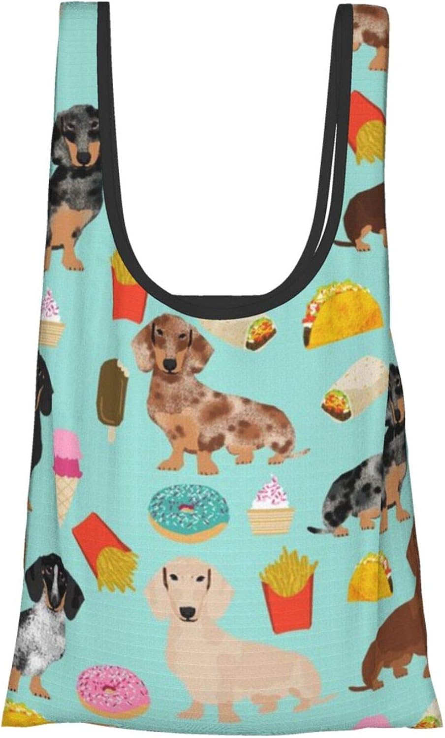 Dackel Hellblau Einkaufstüten Einkaufstaschen Geschenktaschen