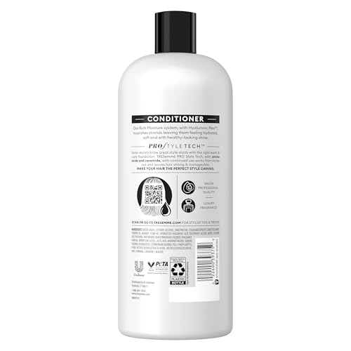 TRESEMMÉ RICH MOISTURE CONDITIONER FOR DRY HAIR RICH MOISTURE HYDRATING CONDITIONER FORMULATED WITH VITAMIN E AND BIOTIN 28 OZ