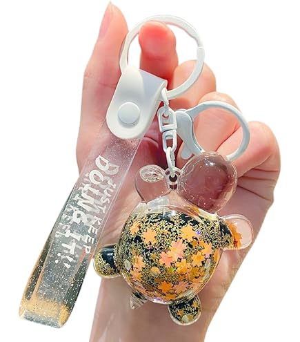 Amazon.com: DIKIMO Floating Star Keychain - Liquid Acrylic Pendant