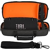 TheJuns Carrying Hard Case Replacement for JBL Xtreme 4/Xtreme 3 Portable Wireless Bluetooth Speaker, Travel Protective Storage Bag with Shoulder Strap - Black