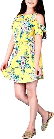 yellow floral dress amazon