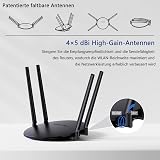 WAVLINK AC1200 Dual Band WiFi Router 4 Gigabit Ports MU-MIMO Guest WiFi WPS view 6