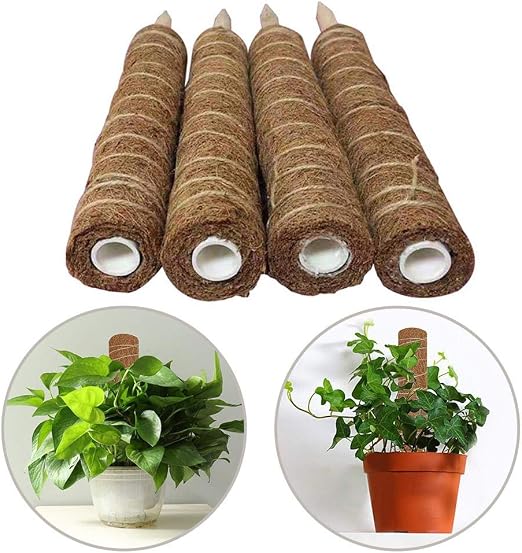 LIJUMN Palo De Fibra De Coco Plantas Trepadoras Guía para Plantas ...