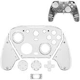 Magnetic Clear Faceplates for GameSir G7 Pro, Swappable Faceplates Compatible with GameSir G7 Pro Controller Accessories (Transparent)