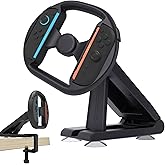 Controller Steering Wheel for Nintendo Switch 2 (2025) Gaming Racing Wheel Stand, Table Attachment with 4 Table Suction Cup & Upgraded Bolt Base – for JoyCon 2 – Enhanced Stability for Immersive Racing Games