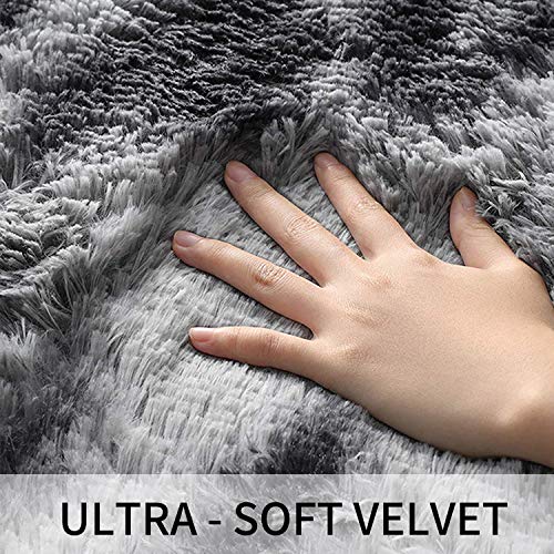 GKLUCKIN-Shag-Ultra-Soft-Area-Rug-Non-Skid-Fluffy-4X6-Tie-Dyed-GreyBlue-Plush-Indoor-Fuzzy-Faux-Fur-Rugs-for-Living-Room-Bedroom-Nursery-Decor-Furry-Carpet-Kids-Playroom