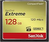 SanDisk Extreme 128 GB UDMA7 CompactFlash Card Black/Gold view 3