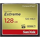 SanDisk 128GB Extreme CompactFlash Memory Card UDMA 7 Speed Up To 120MB/s - SDCFXSB-128G-G46